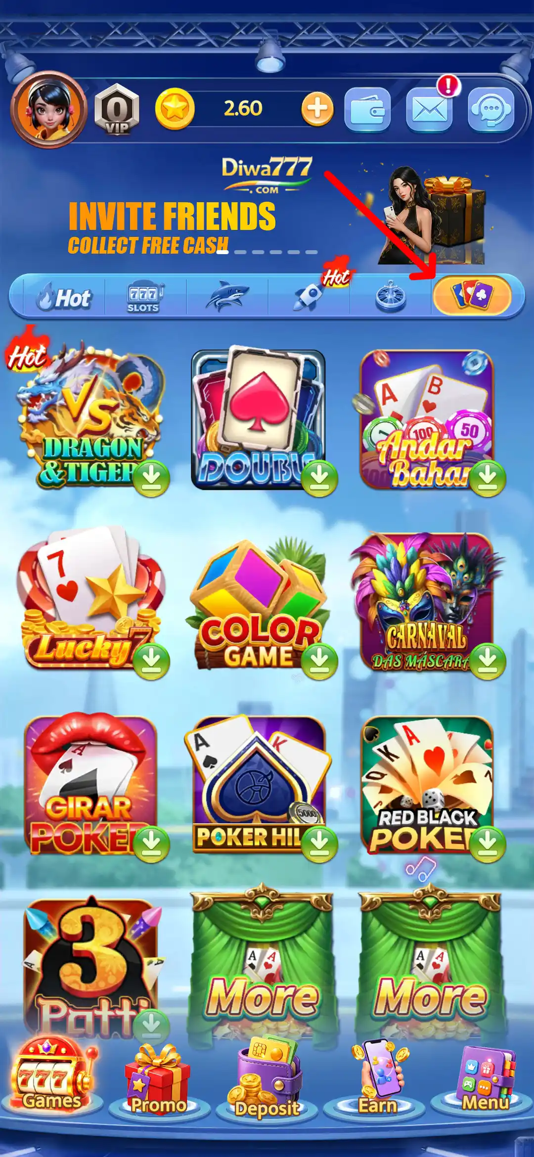 Diwa777 Card Games