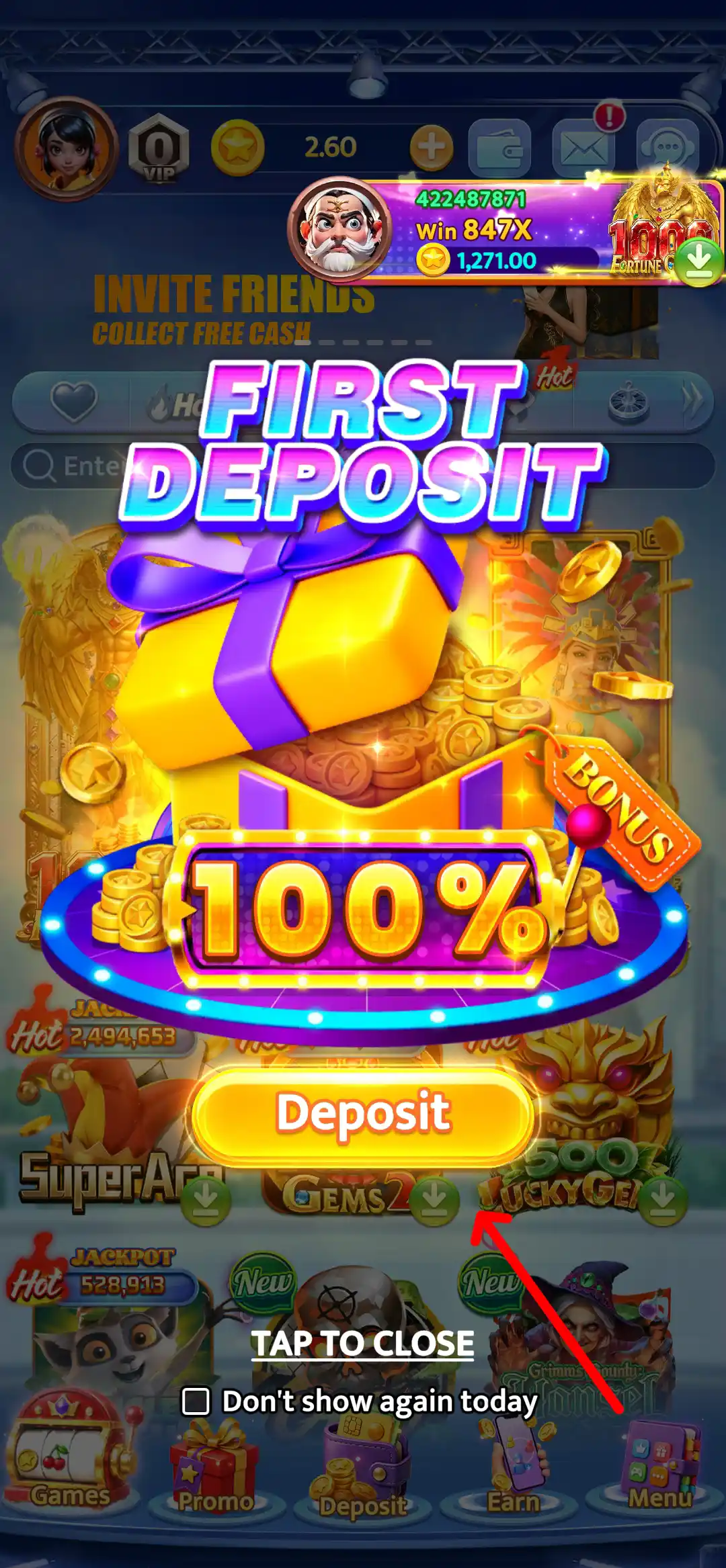 Diwa777 First Deposit Bonus