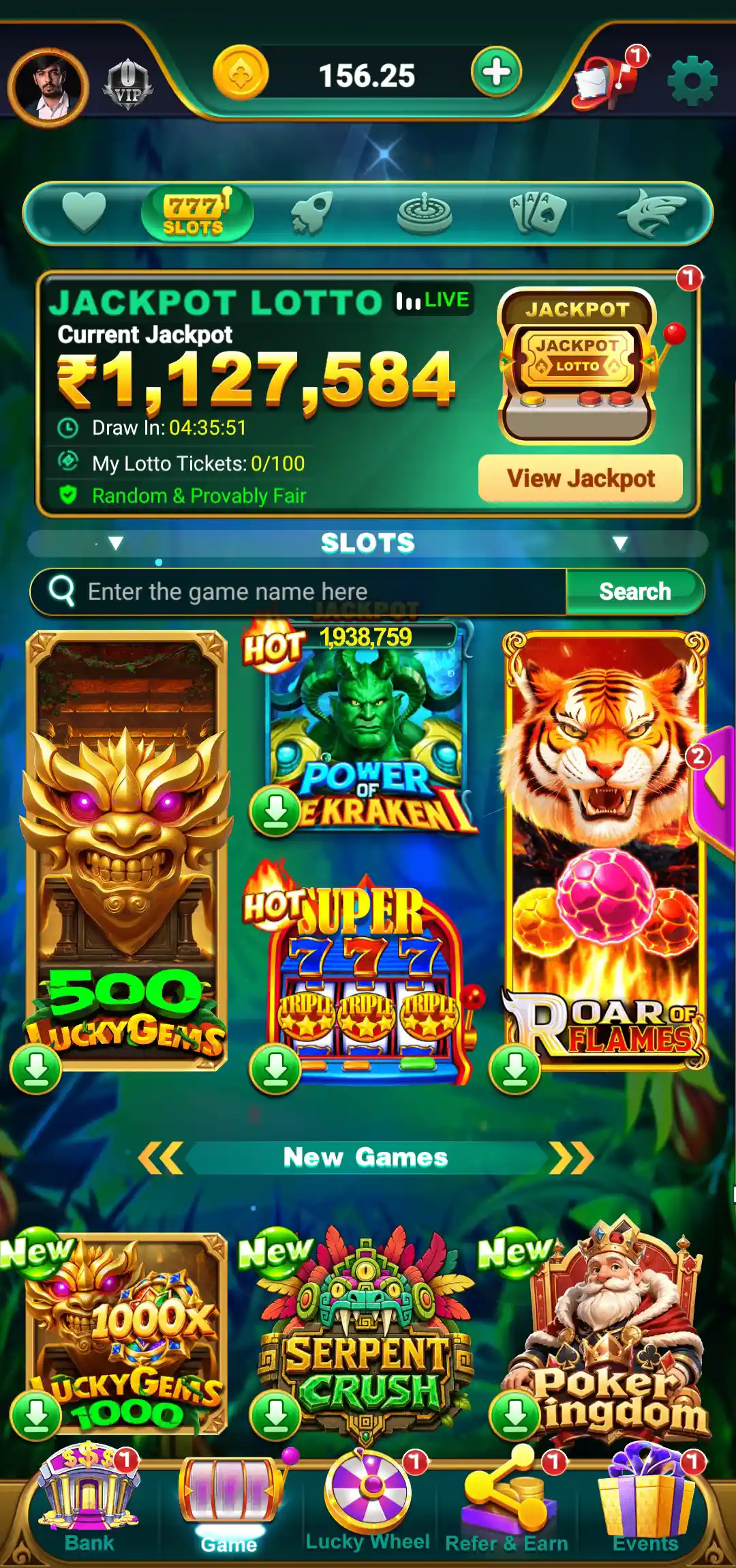 OK Rummy Slots games