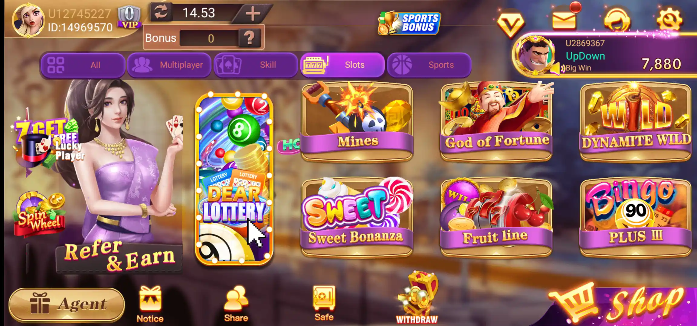 Rummy Pride Slots games